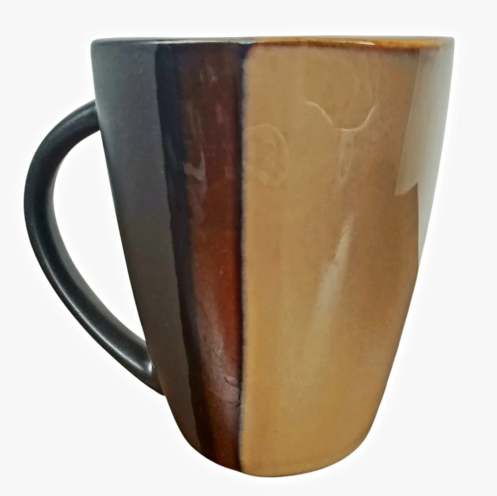 Vntg Better Homes & Gardens "Bazaar Brown" Stoneware Coffee Mug - Picture 2 of 6